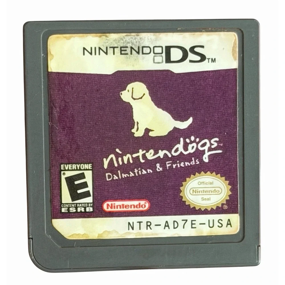 Nintendo Nintendogs Chihuahua & Friends Dalmation &Friends DS Game Cartridge Lot
